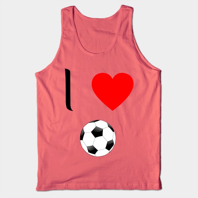 I love football Tank Top by Unelmoija